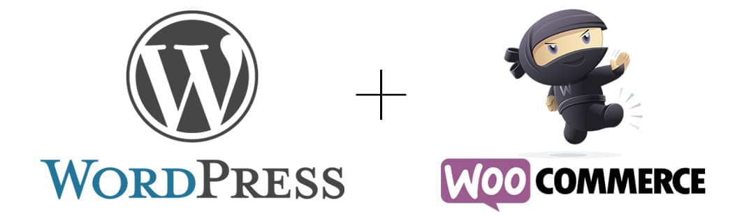 logos WordPress et WooCommerce