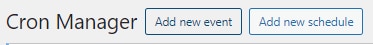 Ajouter un nouvel événement avec le plugin Advanced Cron Manager